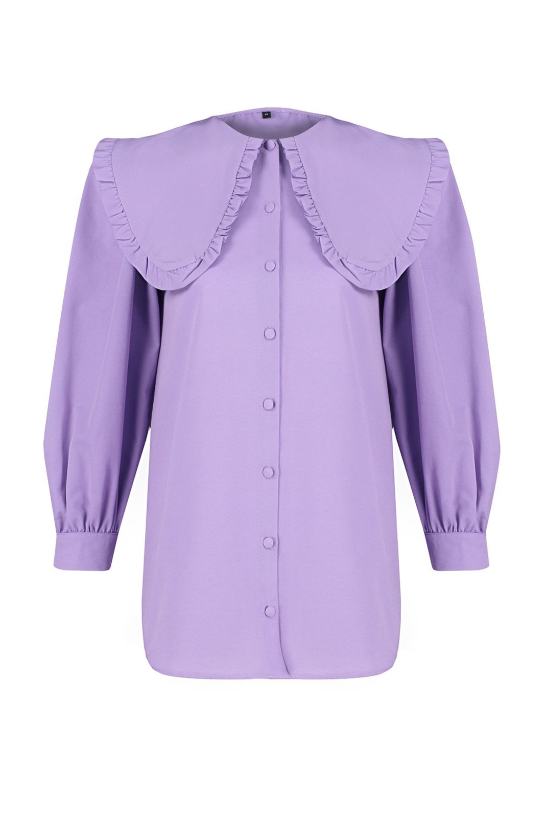 Trendyol Lilac Baby Collar Cotton Woven Shirt