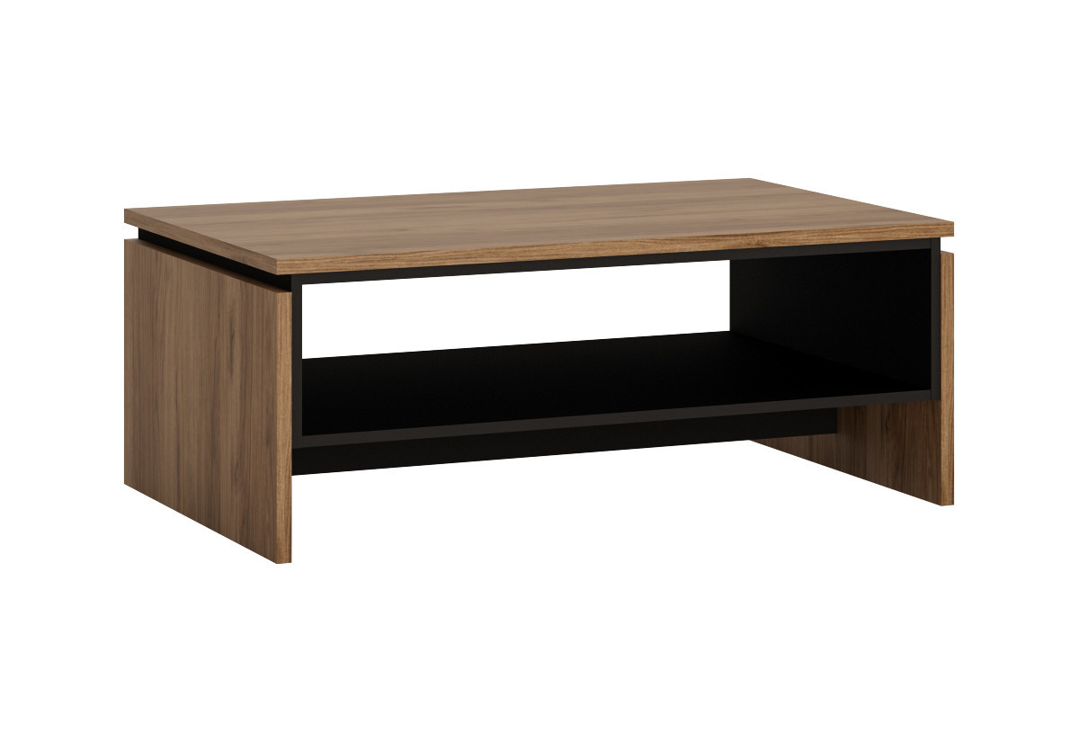Expedo Konferenčný stolík BRONO, 106,9x42,8x70, dub catania/čierna