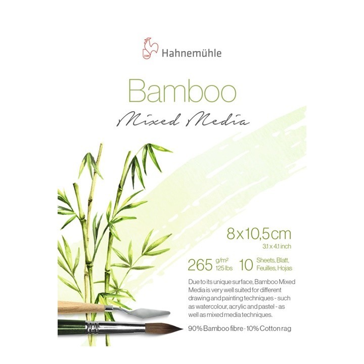Mini Bamboo blok Hahnemühle Mixed Media 10.5x8 cm