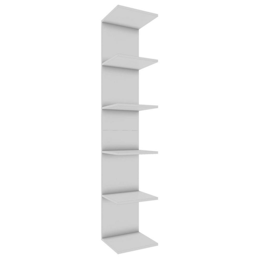 Regál Lazas Š: 35 Cm, Biely