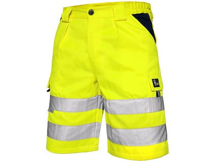 Kraťasy CXS NORWICH, výstražné, pánske, žlté, veľ. 58