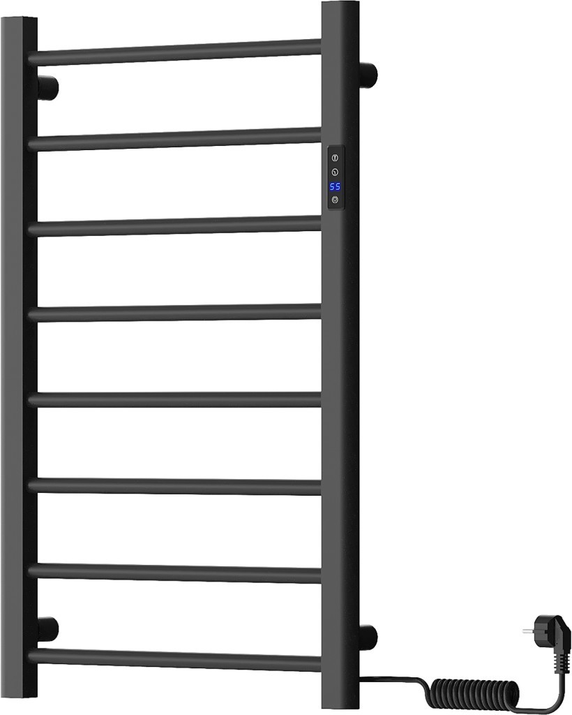 MEXEN - Os elektrický sušiak na uteráky 910 x 500 mm, 200 W, čierny W304-0910-500-00-70