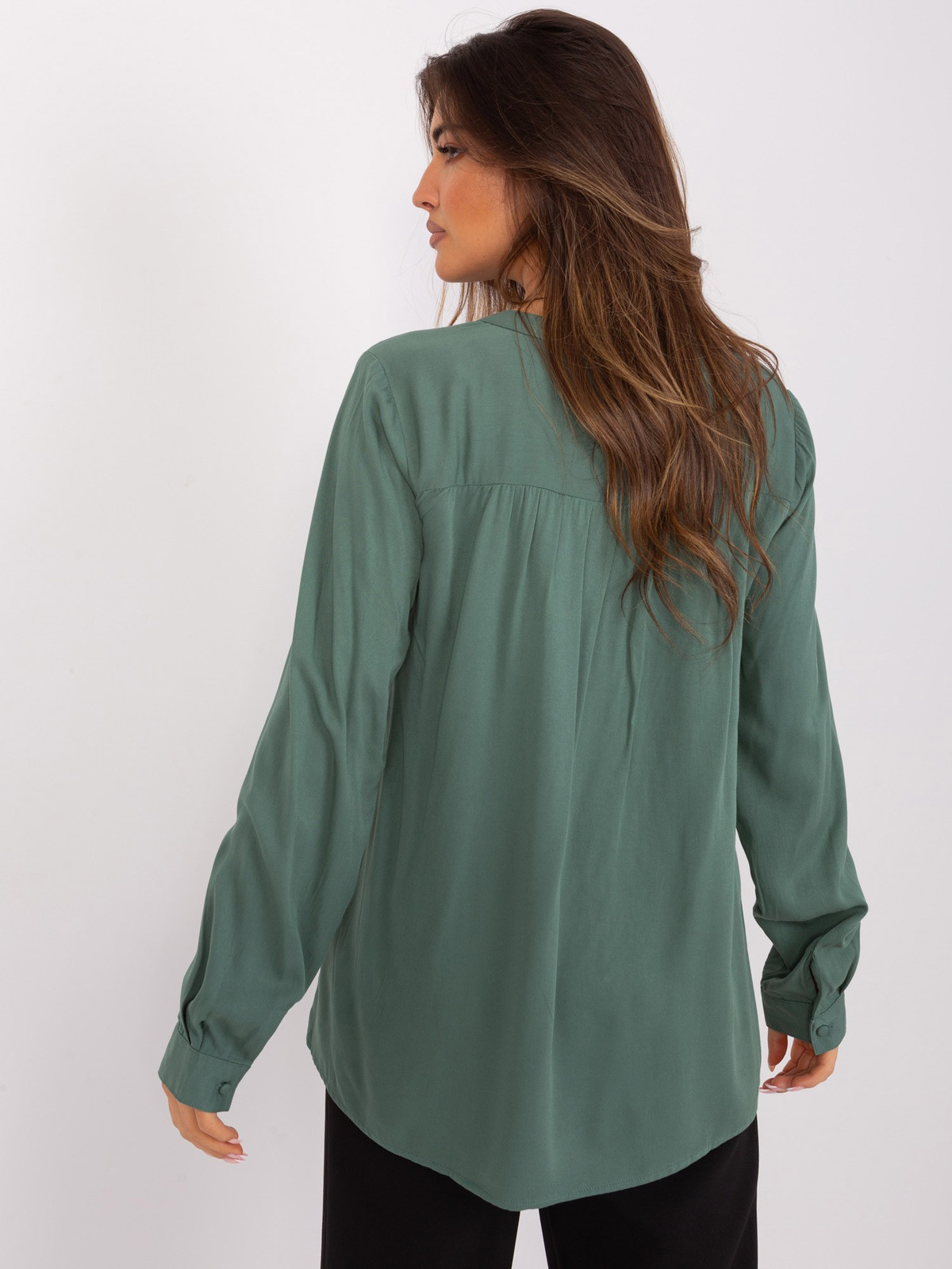 Blúzka D73792M11081A khaki farba S