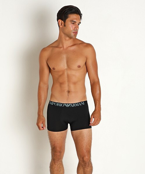 Pánske boxerky 111290 3F535 00020 čierne - Emporio Armani M