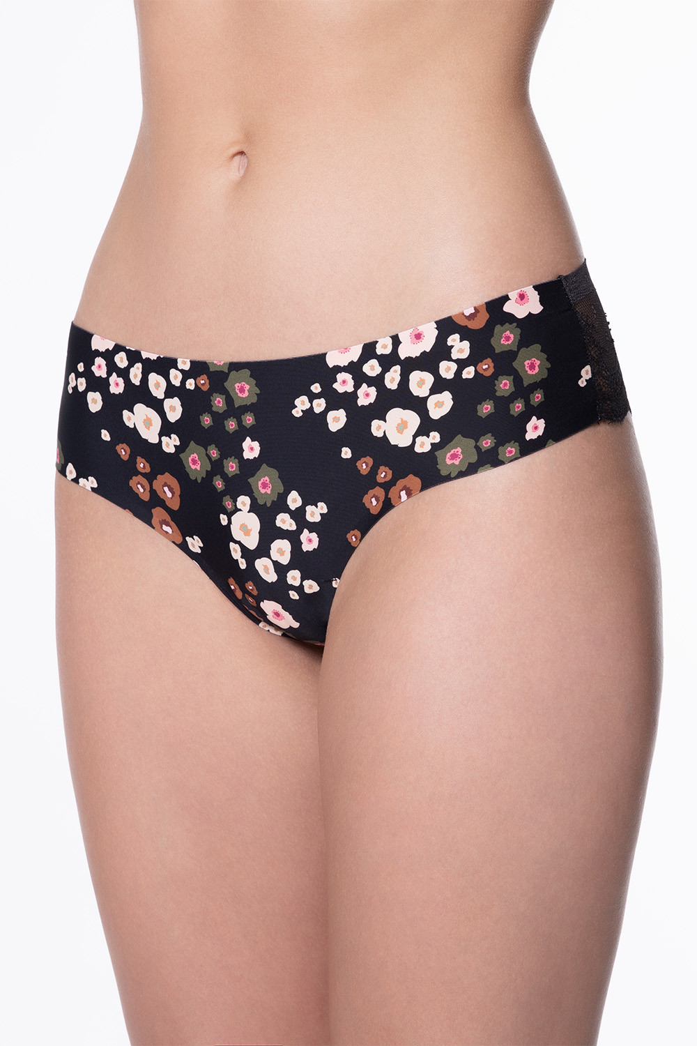 Tangá Peggy Brown spodný diel bikín - Julimex L