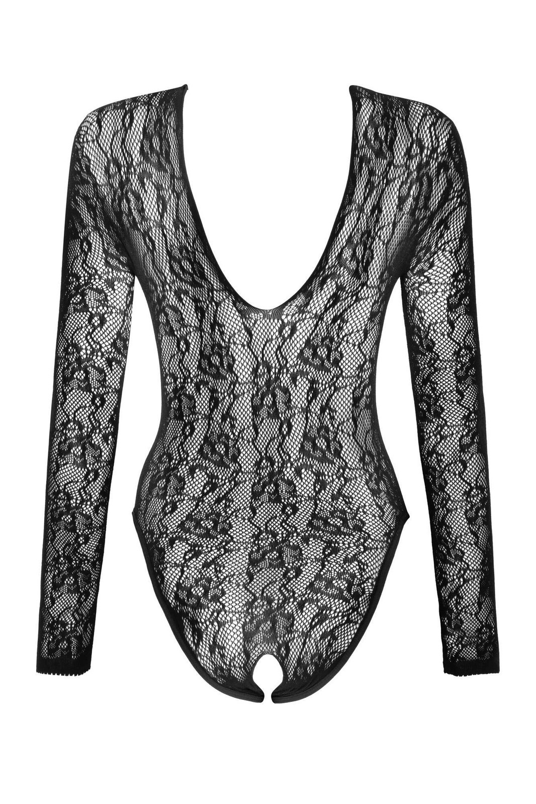 Erotické body Monserrat - BEAUTY NIGHT FASHION černá S/L