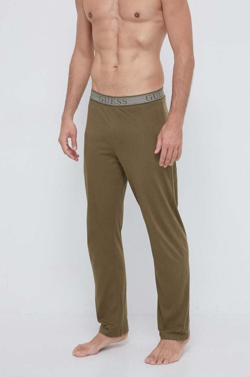 Pánske pyžamo U3BX00KBZG0 F817 khaki/čierne - Guess XL