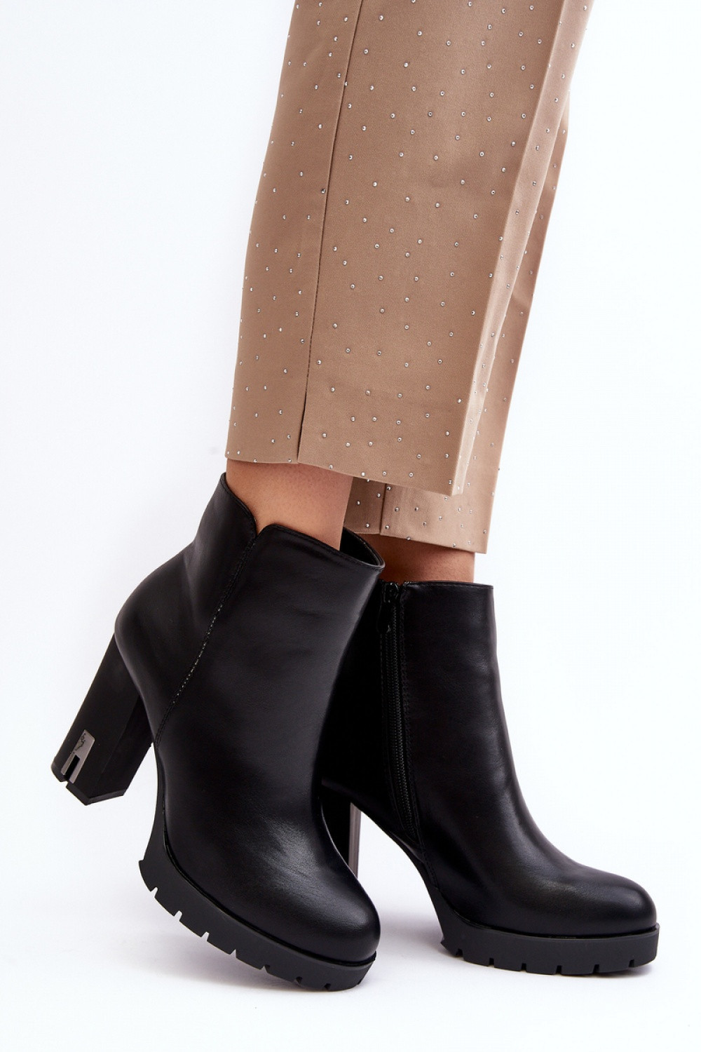 Topánky na podpätku model 189406 Step in style 36