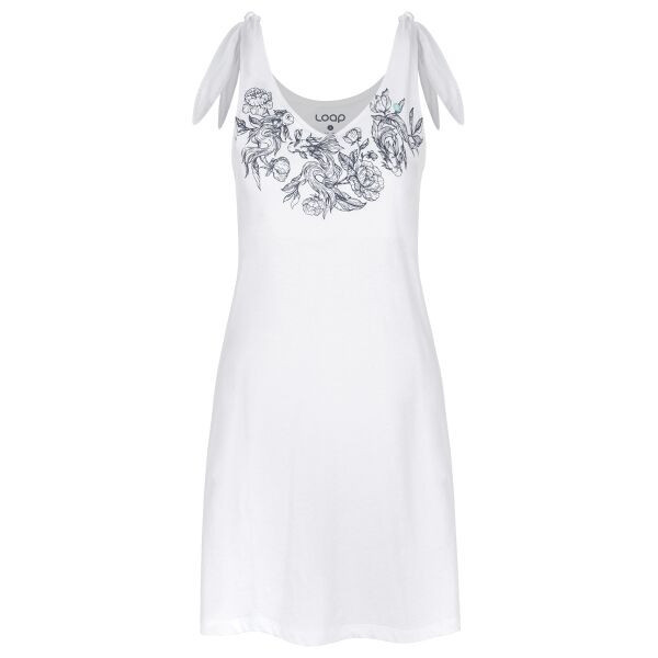 Dámske športové šaty Loap BERUNKA White/Black M
