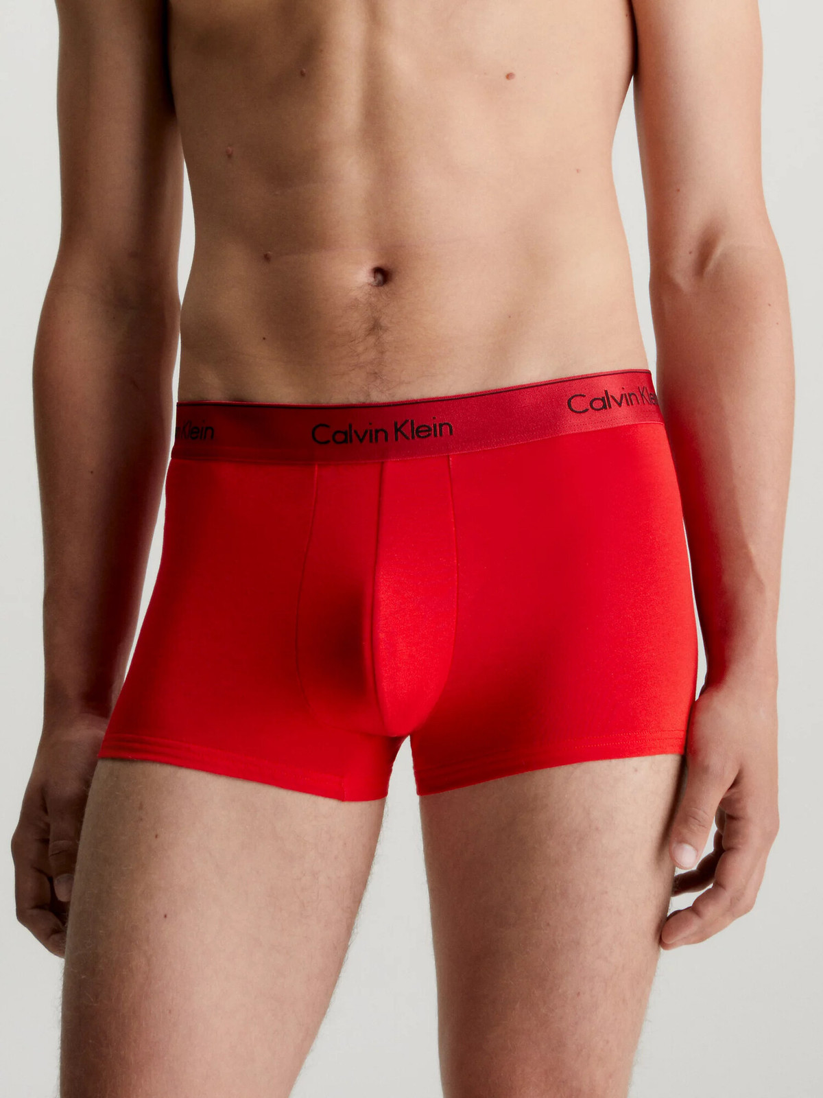 Pánske boxerky 000NB2156A XAT červené - Calvin Klein M
