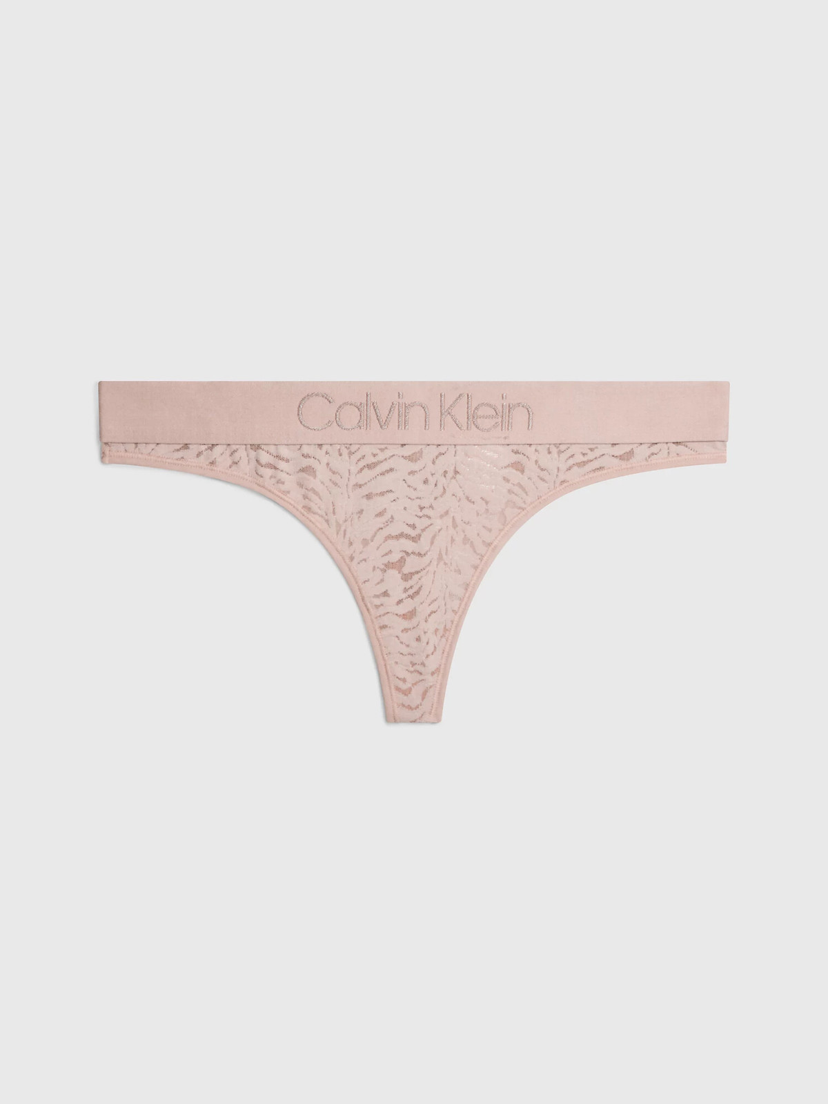 Dámske tangá 000QF7287E 7NS béžové - Calvin Klein M
