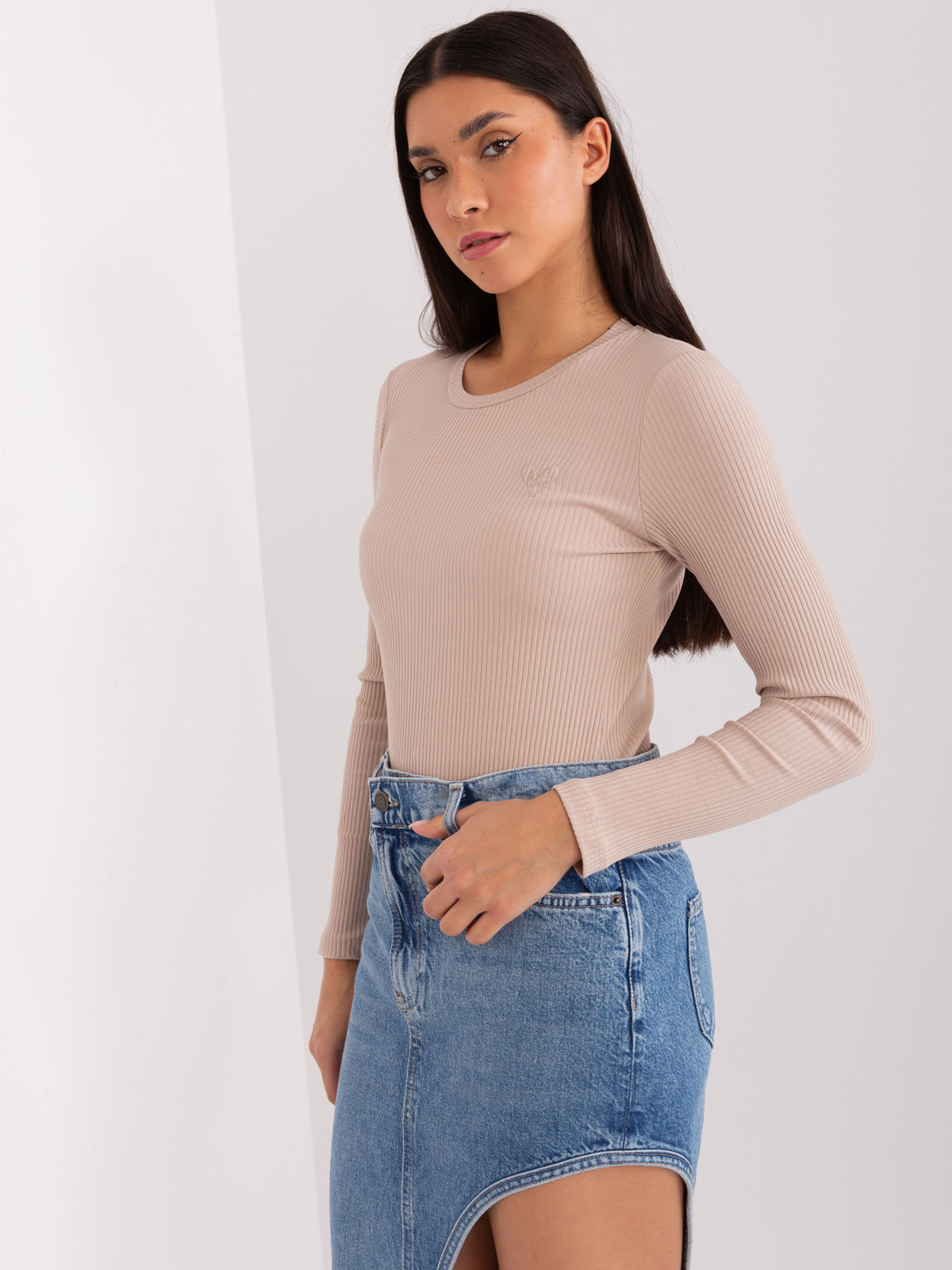 Blúzka RV BZ 9207.41X béžová S/M