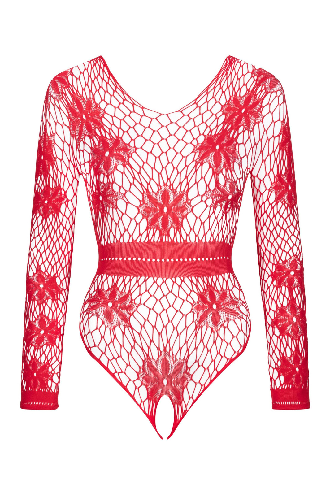 Erotické body Regina red - BEAUTY NIGHT FASHION Červená S/L