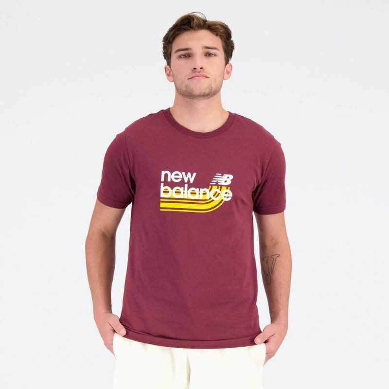 Tričko New Balance Šport Core Graphic Cotton BG M MT31908BG L