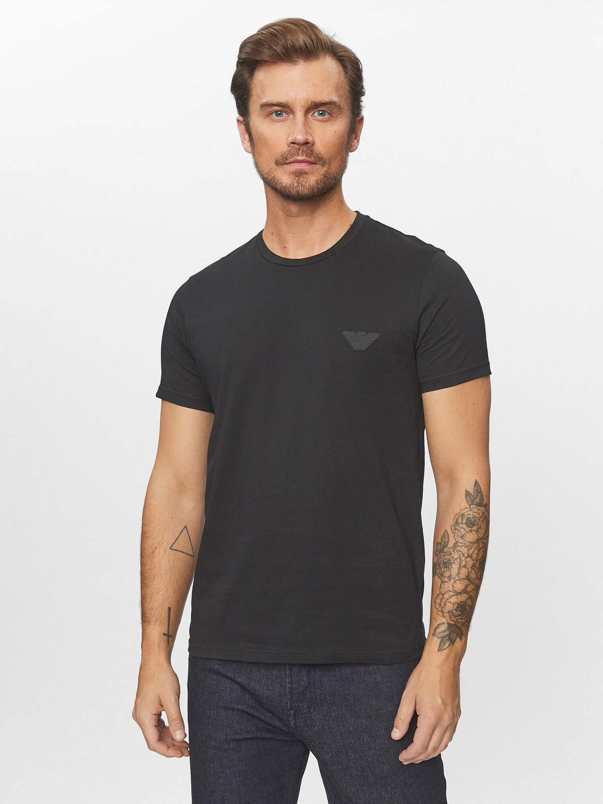 Pánske tričko 110853 3f755 00020 čierne - Emporio Armani M