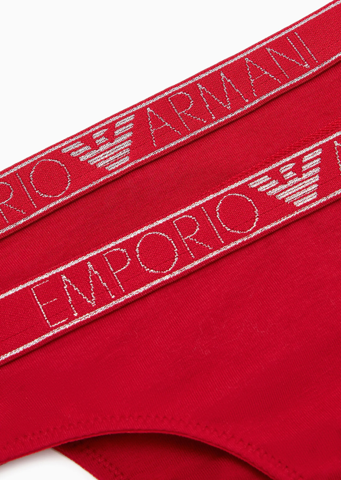Dámske tangá 2PACK 163333 3F223 00173 červené - Emporio Armani S