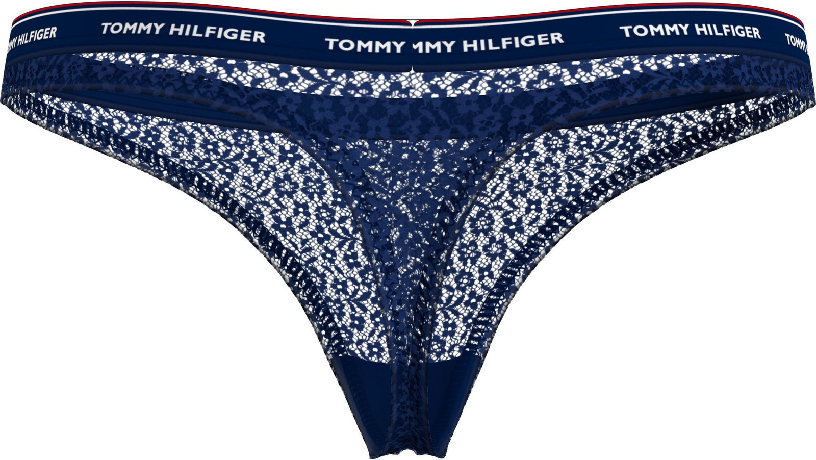 Dámske tangá 5 PACK darčekové balenie UW0UW04995 0WR viacfarebné - Tommy Hilfiger S