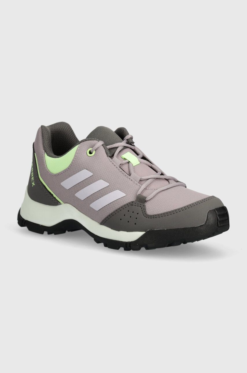 Detské topánky adidas TERREX TERREX HYPERHIKER LOW K fialová farba