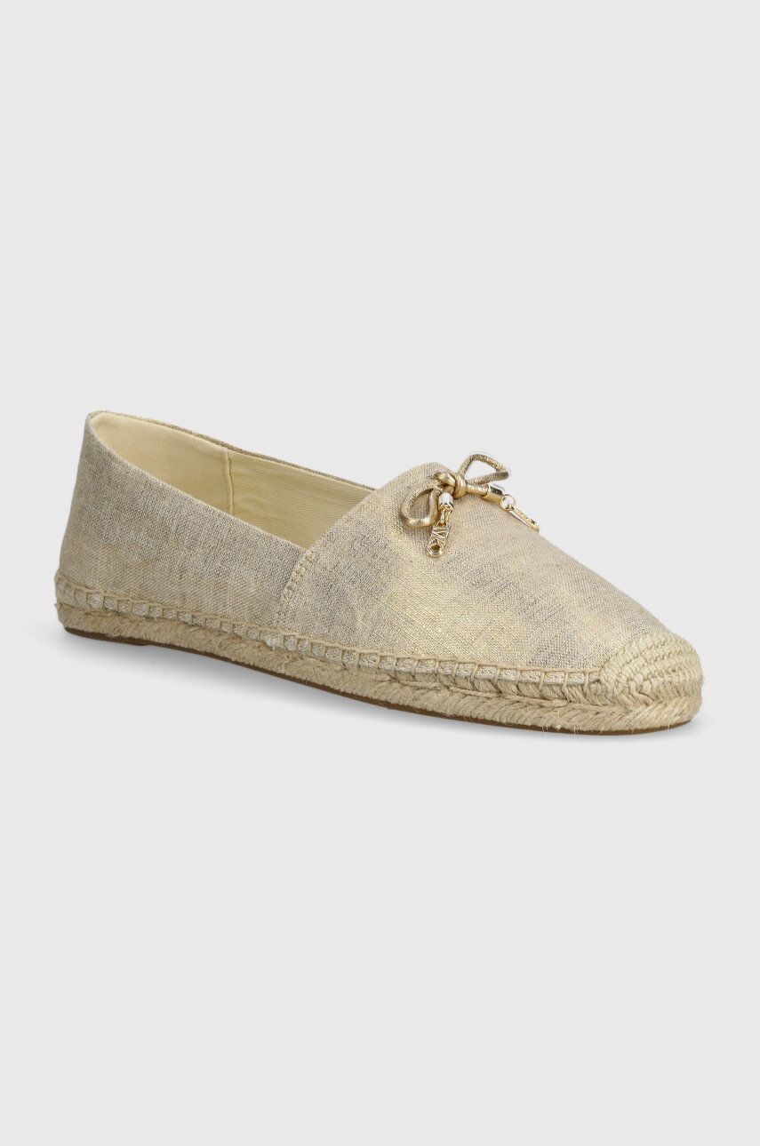 Espadrilky MICHAEL Michael Kors Nori zlatá farba, 40R4NRFP1D