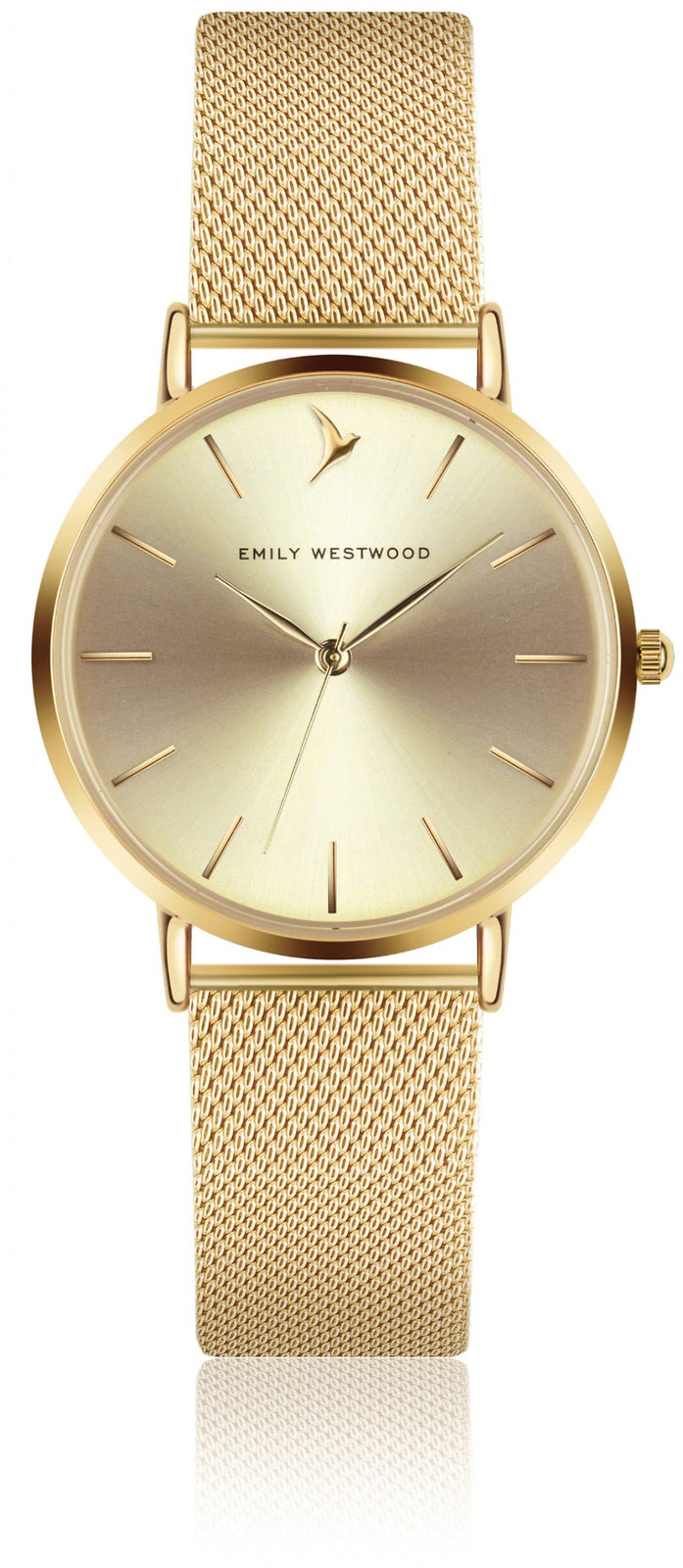 Emily Westwood Gold Sunray Mesh Watch EGH-3418