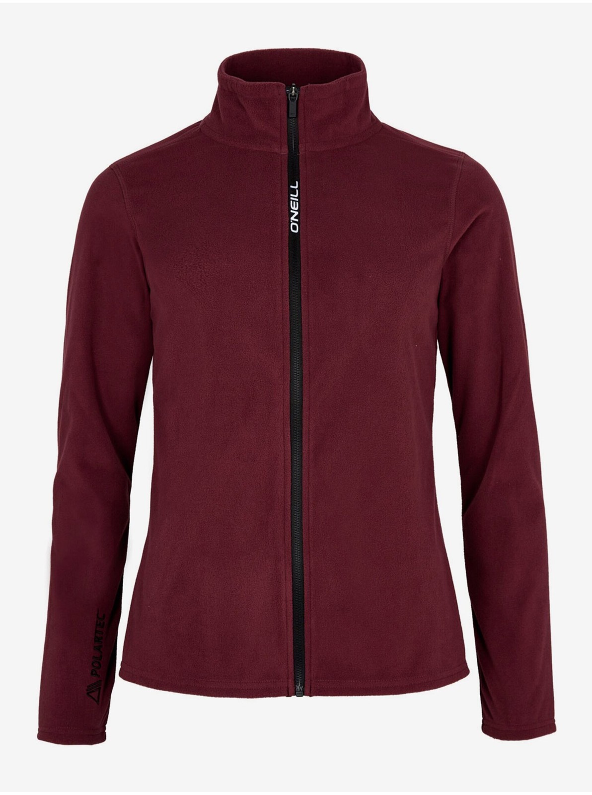 Bordová dámska flísová mikina na zips so stojačikom O'Neill Jack's