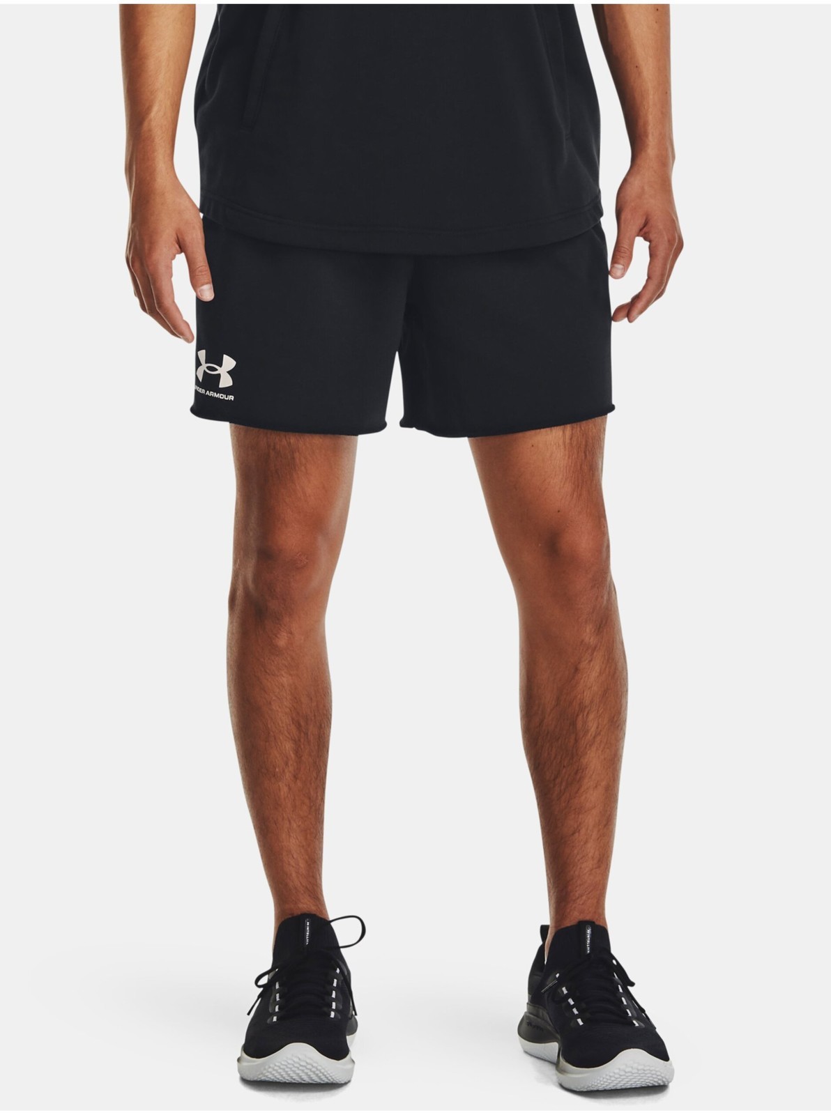 Čierne športové kraťasy Under Armour UA Rival Terry 6in Short