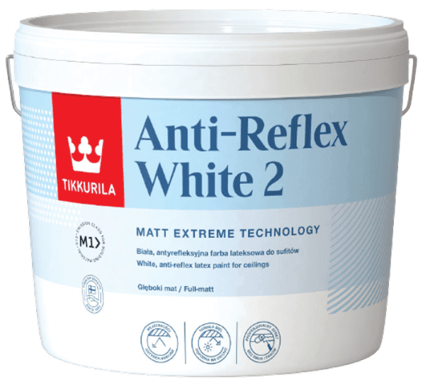 ANTI-REFLEX WHITE  - antireflexná farba na premietanie matná biela matná 3 L