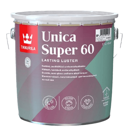 UNICA SUPER 60 - Uretánovo alkydový lak bezfarebný pololesklý 2,7 L