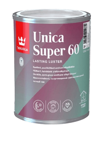 UNICA SUPER 60 - Uretánovo alkydový lak bezfarebný pololesklý 0,9 L