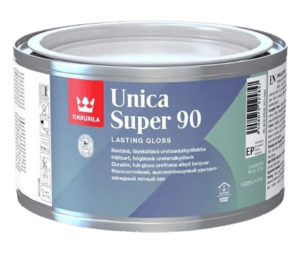 UNICA SUPER 90 - Uretánovo-alkydový lak na drevo bezfarebný lesklý 0,225 L