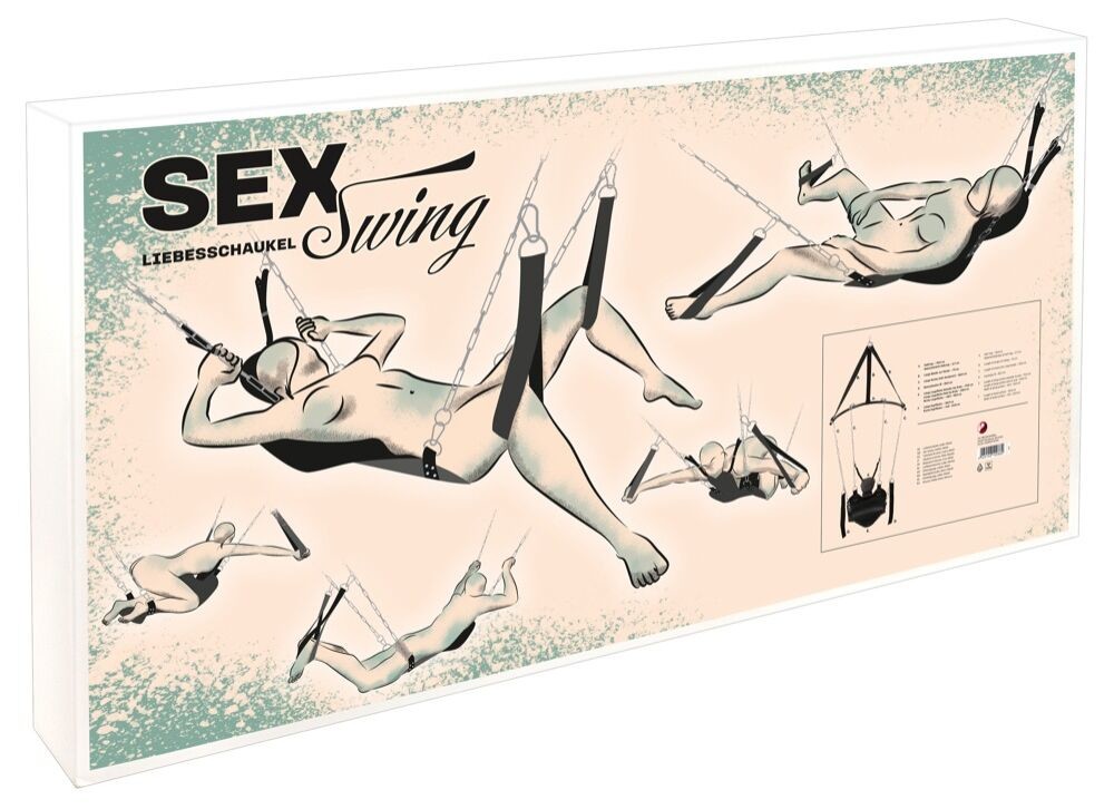 You2Toys Sex Swing - sexuálna hojdačka (čierna)
