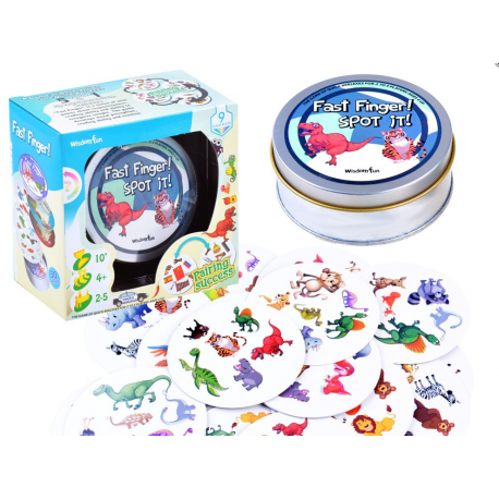 ZA3292 DR Spoločenská hra na precvičenie reflexov - Nájdi zvieratká