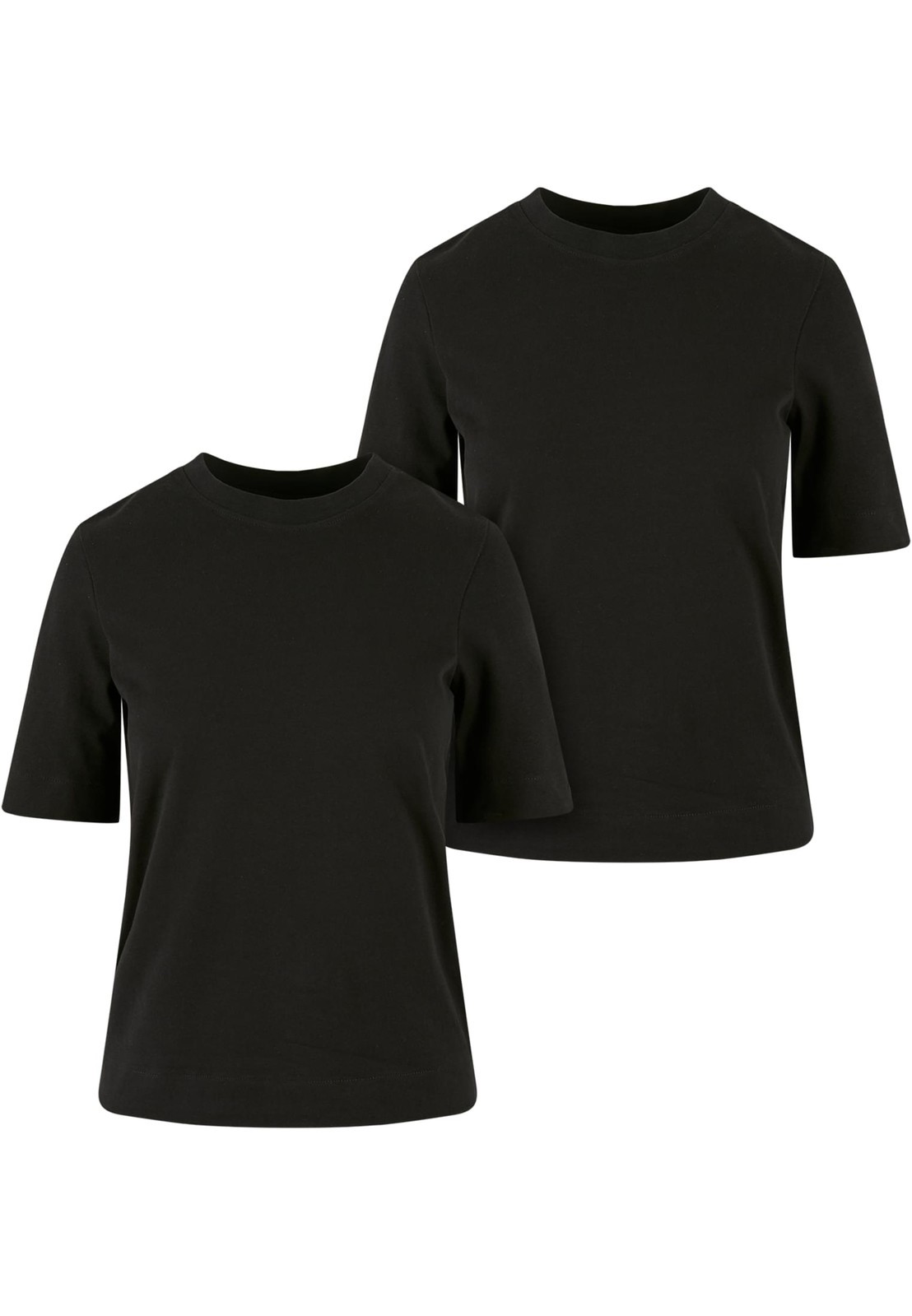 Women's T-Shirt Classy Tee - 2 Pack Black+Black