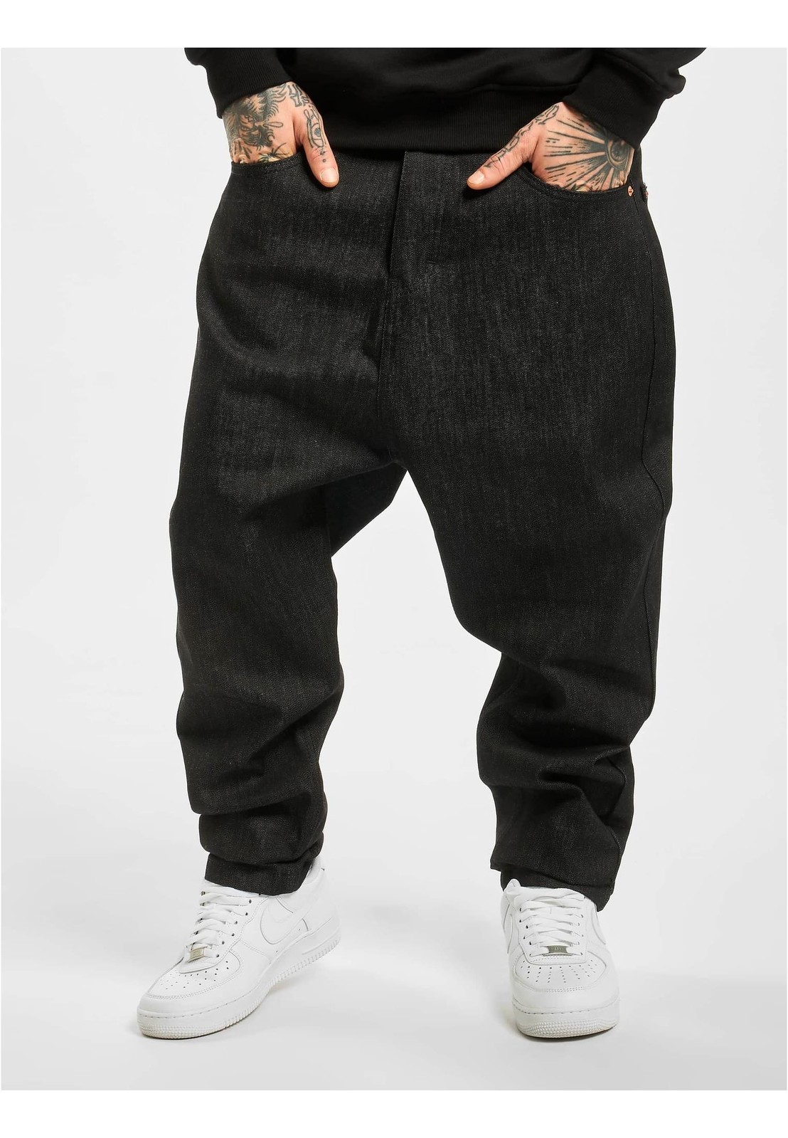 Rocawear Hammer Fit Jeans Raw Black