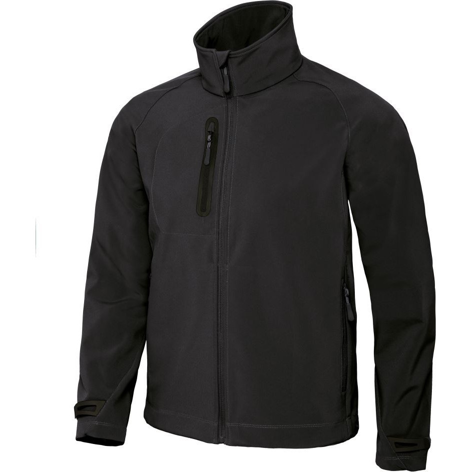 Pánska softshellová bunda B&C X-Lite Softshell - čierna, S