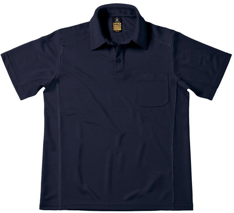 Pánska funkčná polokošeľa B&C Coolpower Pro Polo - navy, S