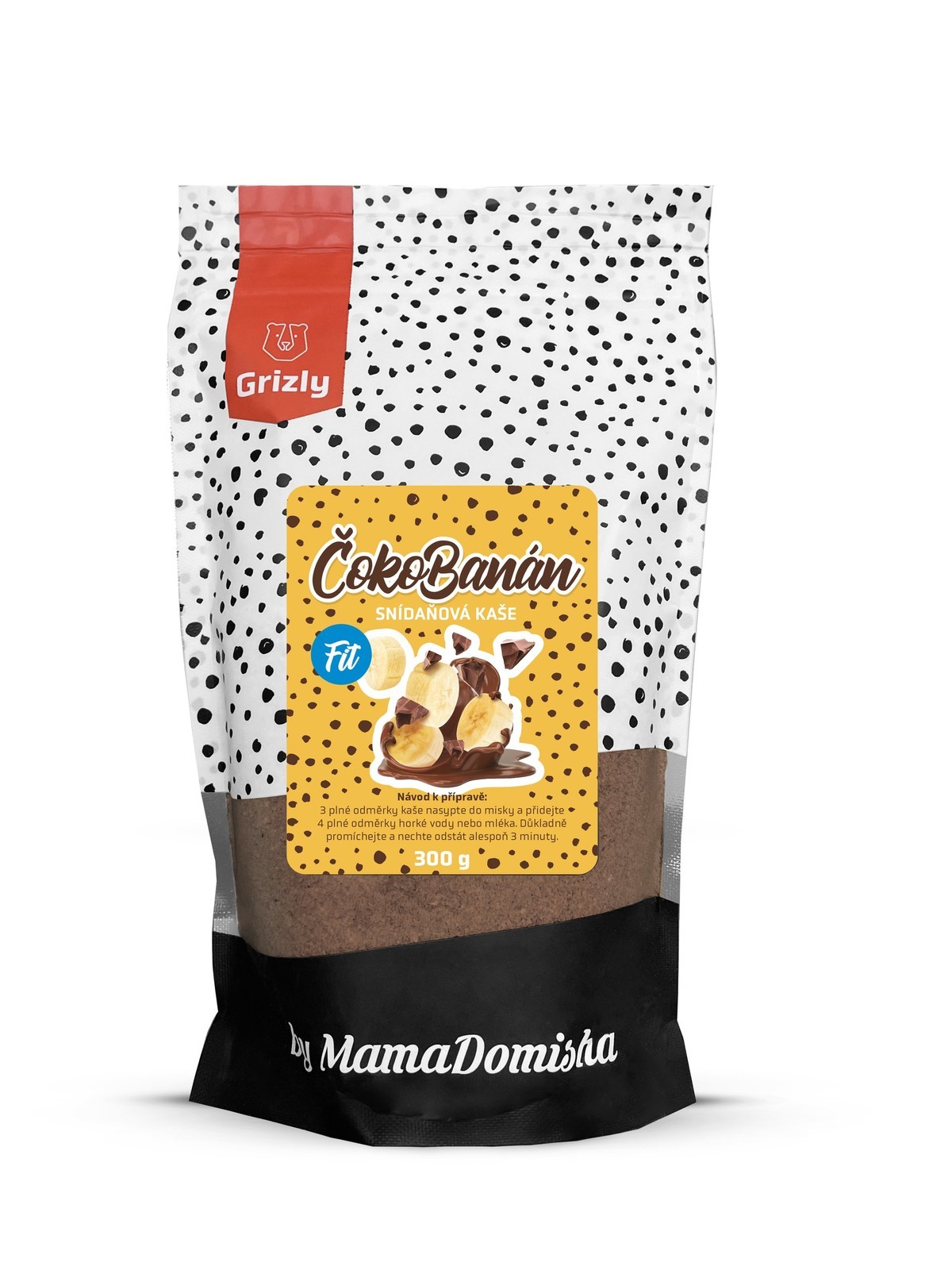 GRIZLY Kaša Čokobanán FIT by @mamadomisha 300 g
