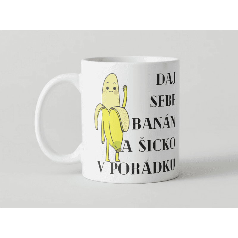 KH6-3 DR Hrnček - Daj sebe banan 330ml