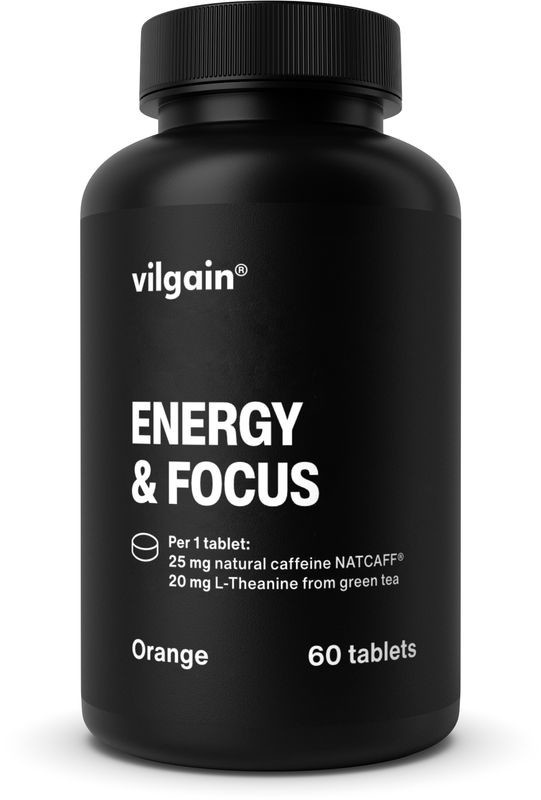 Vilgain Energy & Focus Tabs pomaranč 60 tabliet