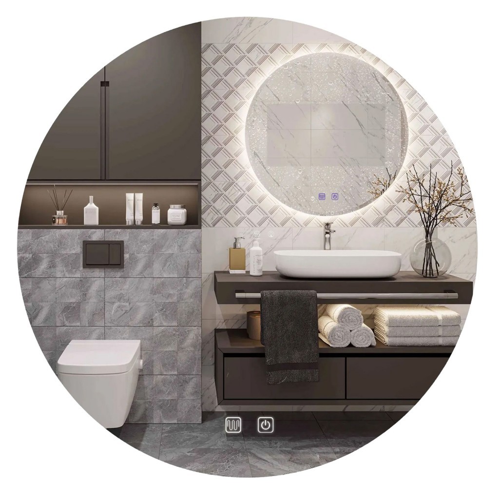 Tutumi - Zrkadlo LED 80cm HZJ080 HOM-02801