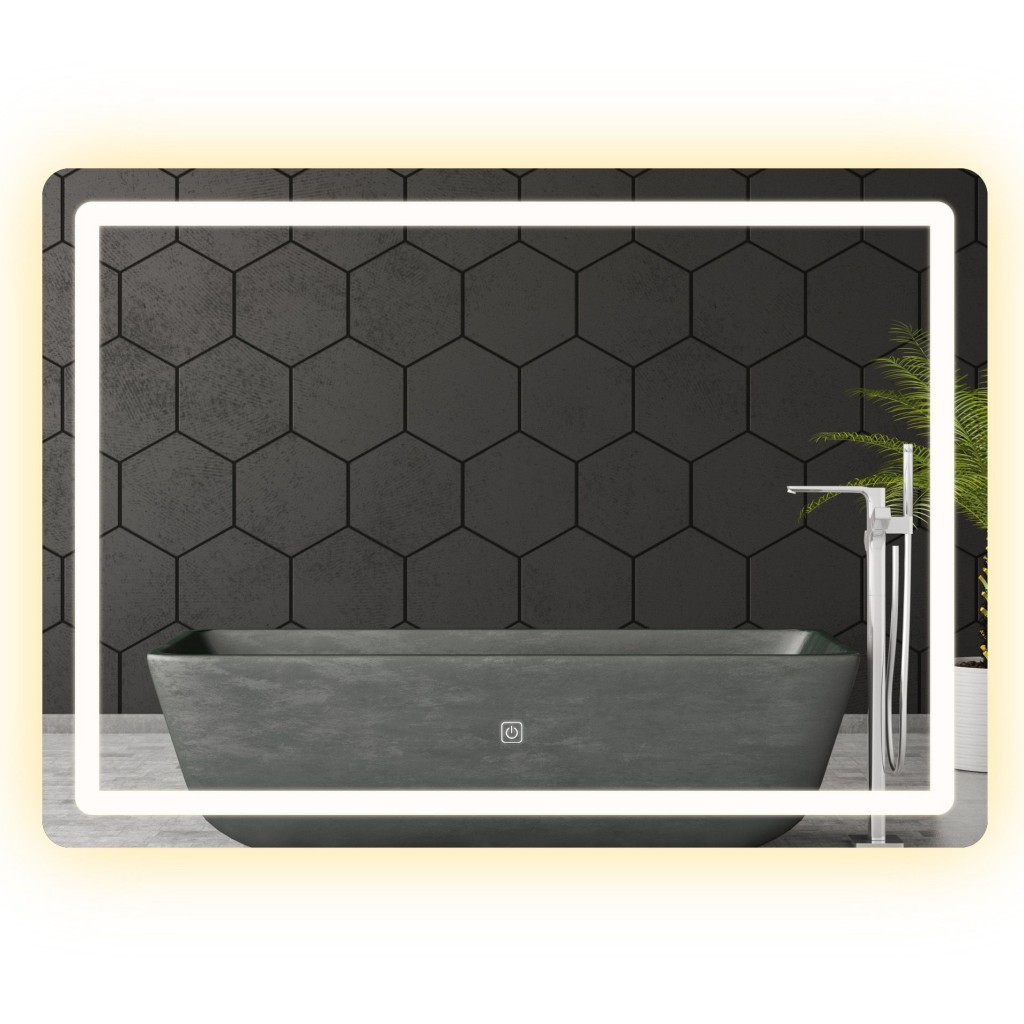 Tutumi - Zrkadlo LED 80x60cm P10407 HOM-02829