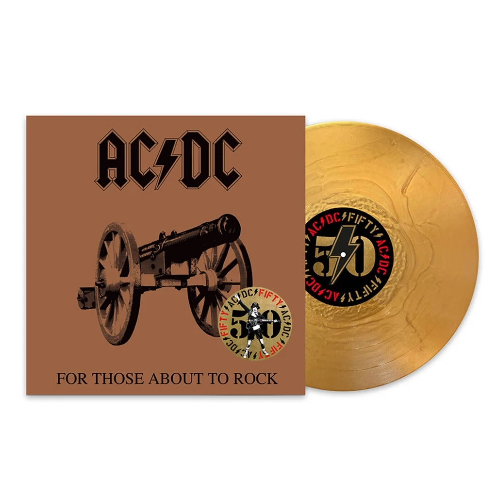 AC/DC - For Those About To Rock (50th Anniversary) (Gold Metallic) LP