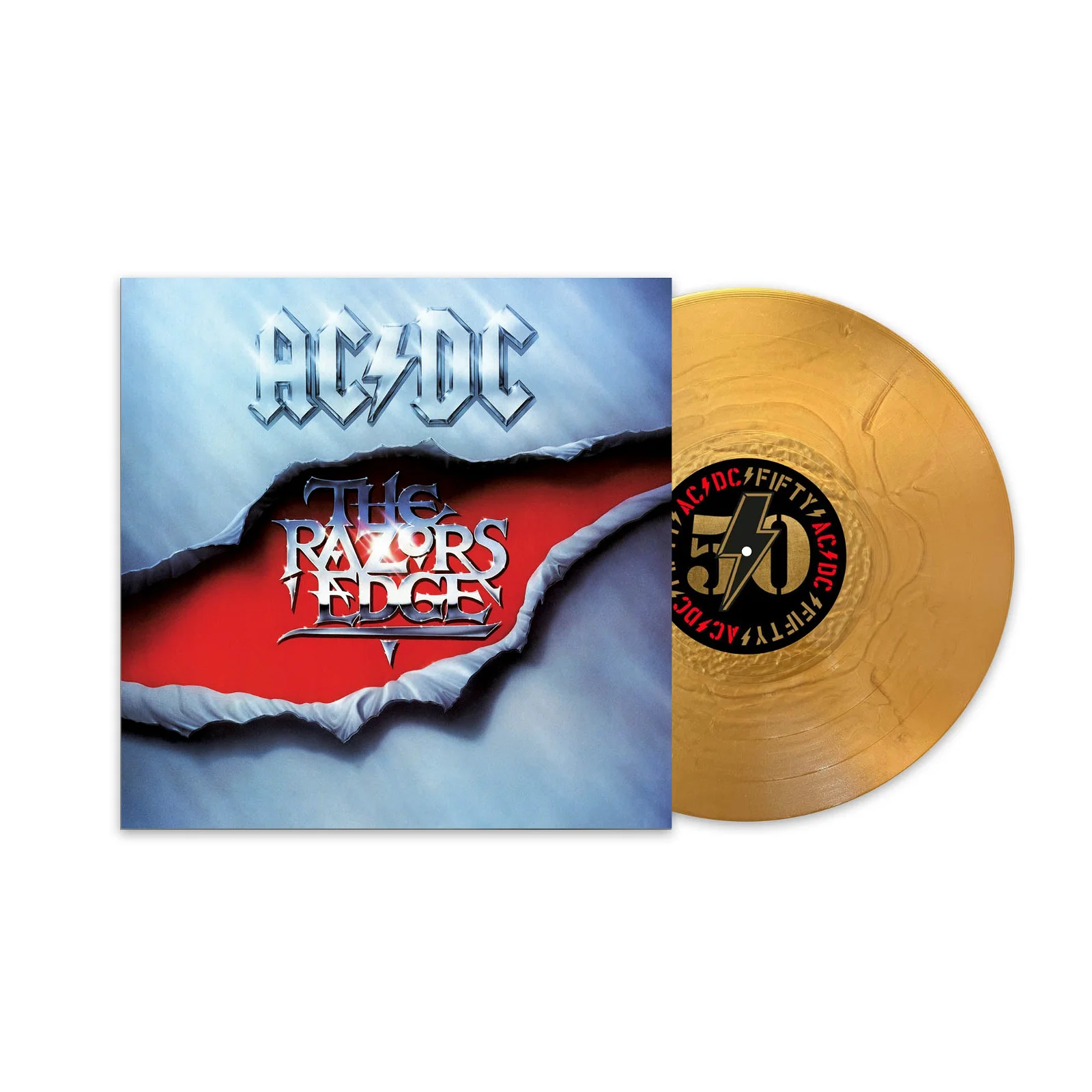 AC/DC - The Razors Edge (50th Anniversary) (Gold Metallic) LP