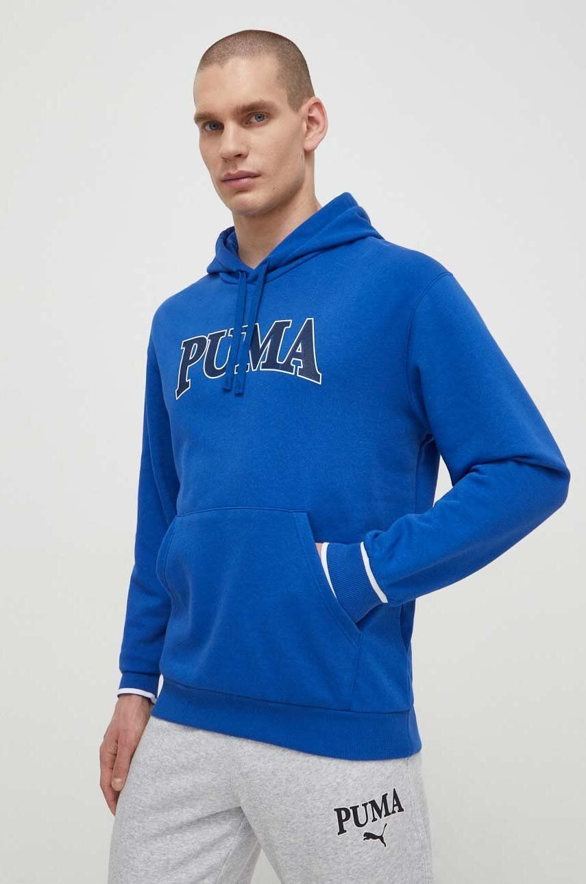 Mikina Puma pánska, s kapucňou, s potlačou