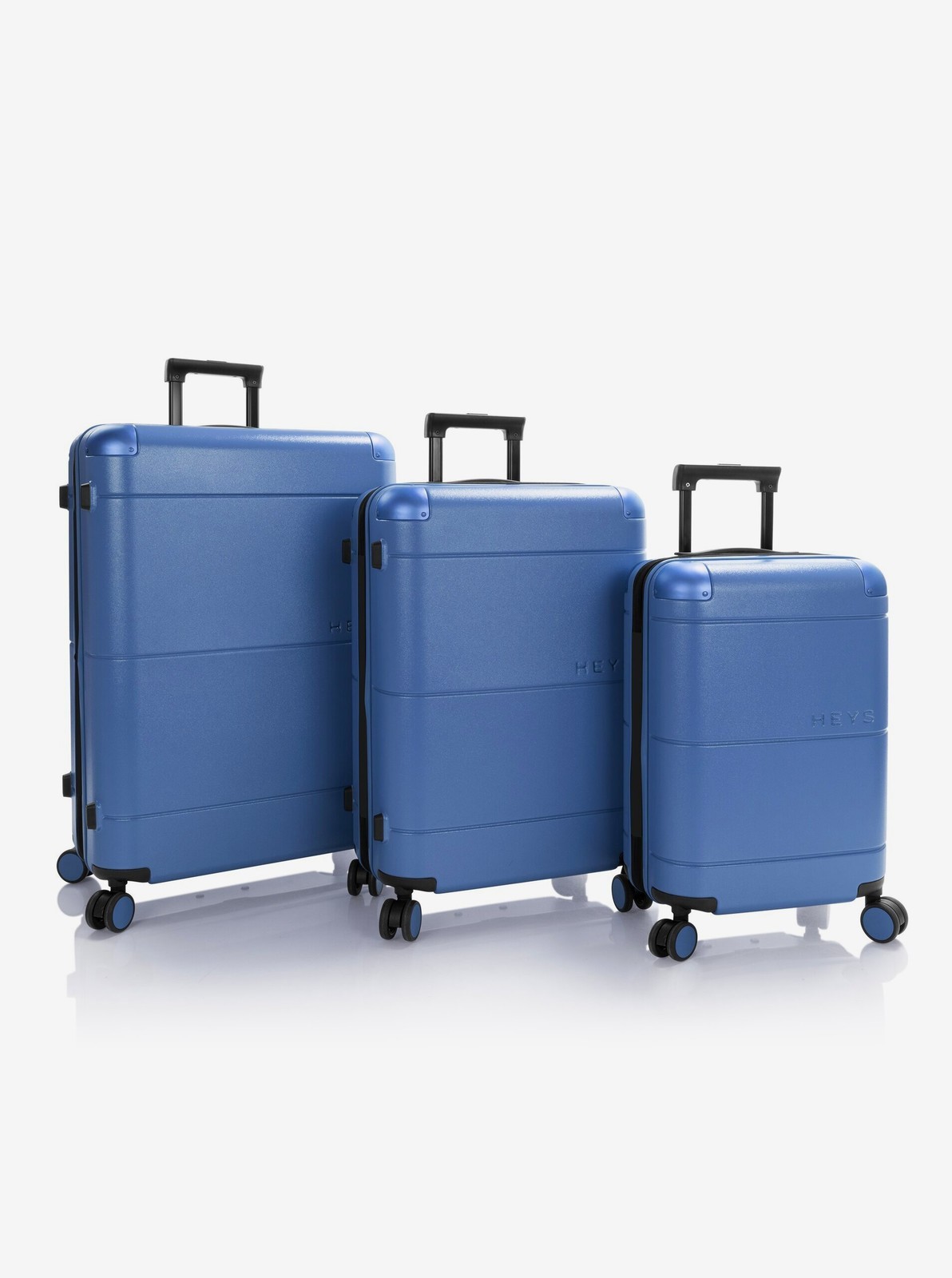 Súprava troch cestovných kufrov Heys Zen S,M,L Royal Blue
