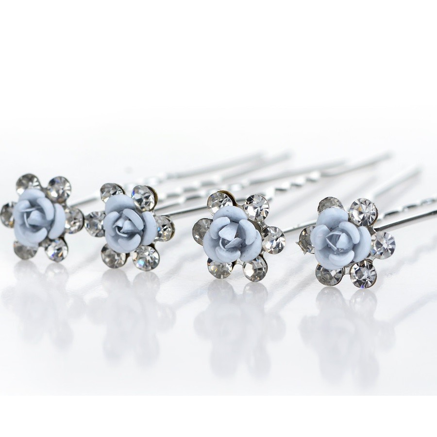 Vlásenka Blue Crystal Flower KP1572