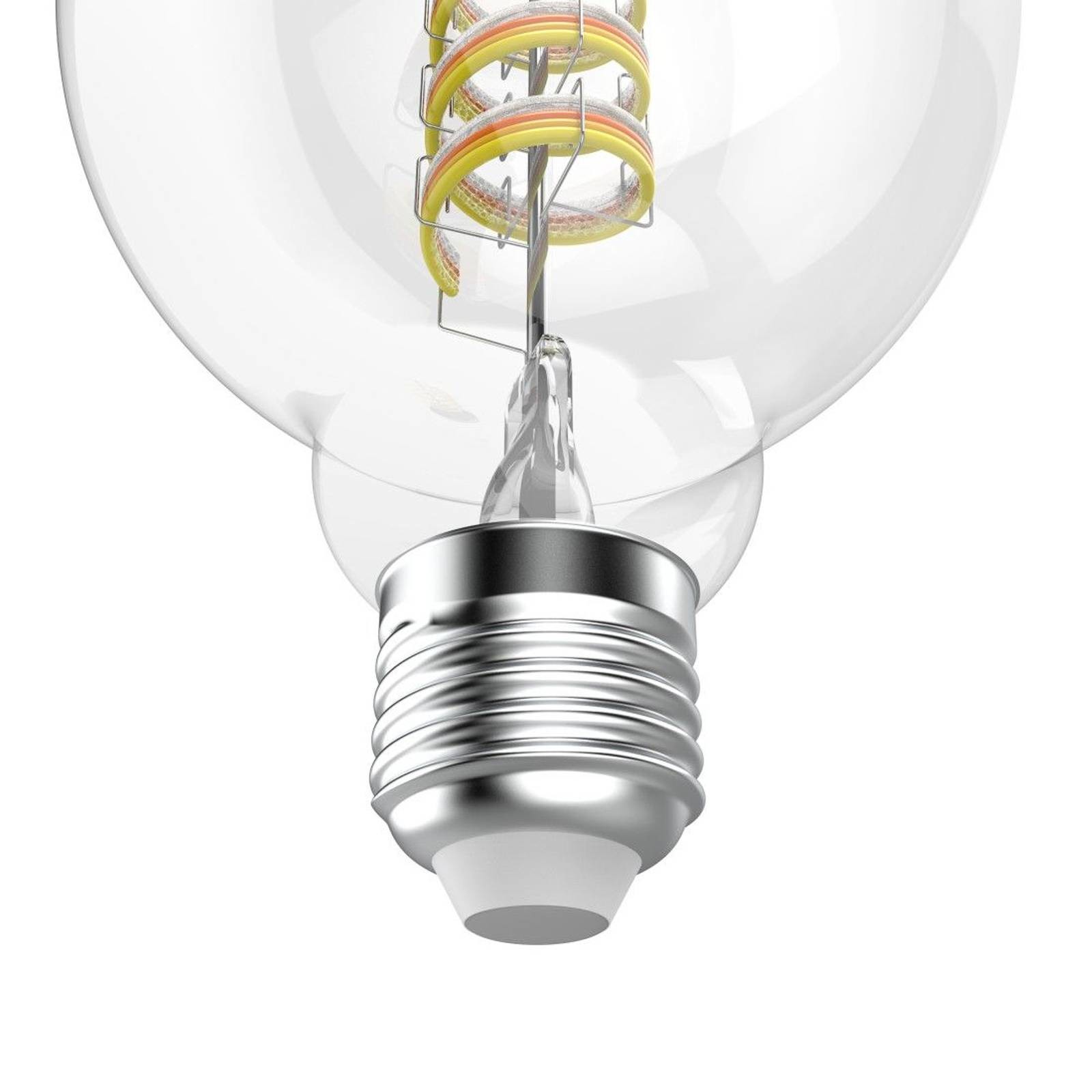 Hama Smart LED žiarovka E27 G95, WLAN, Matter, 4,9 W, RGBW