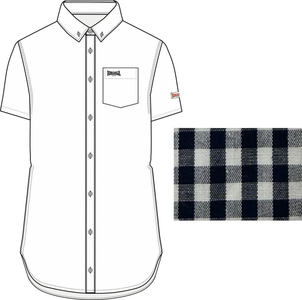 Lonsdale Men's short sleeve shirt slim fit