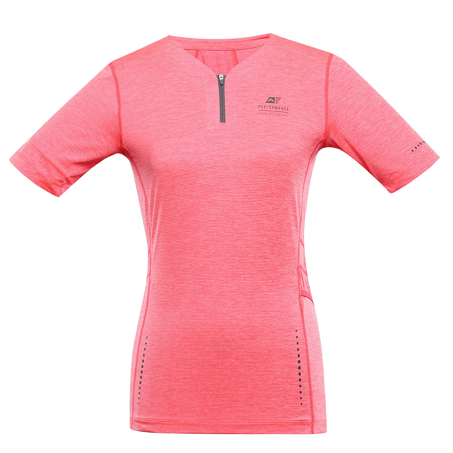 Women's quick-drying T-shirt ALPINE PRO GERETA neon salmon