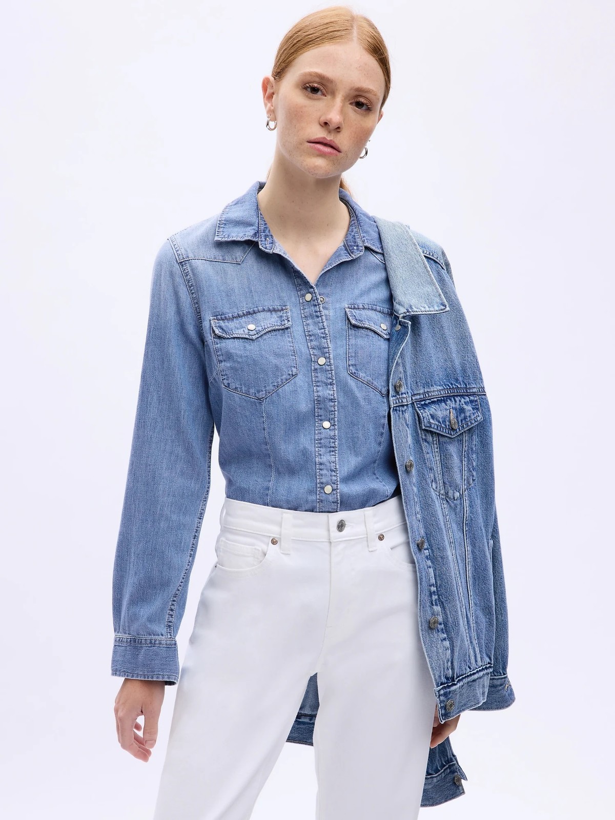 GAP Denim Shirt Western - Women